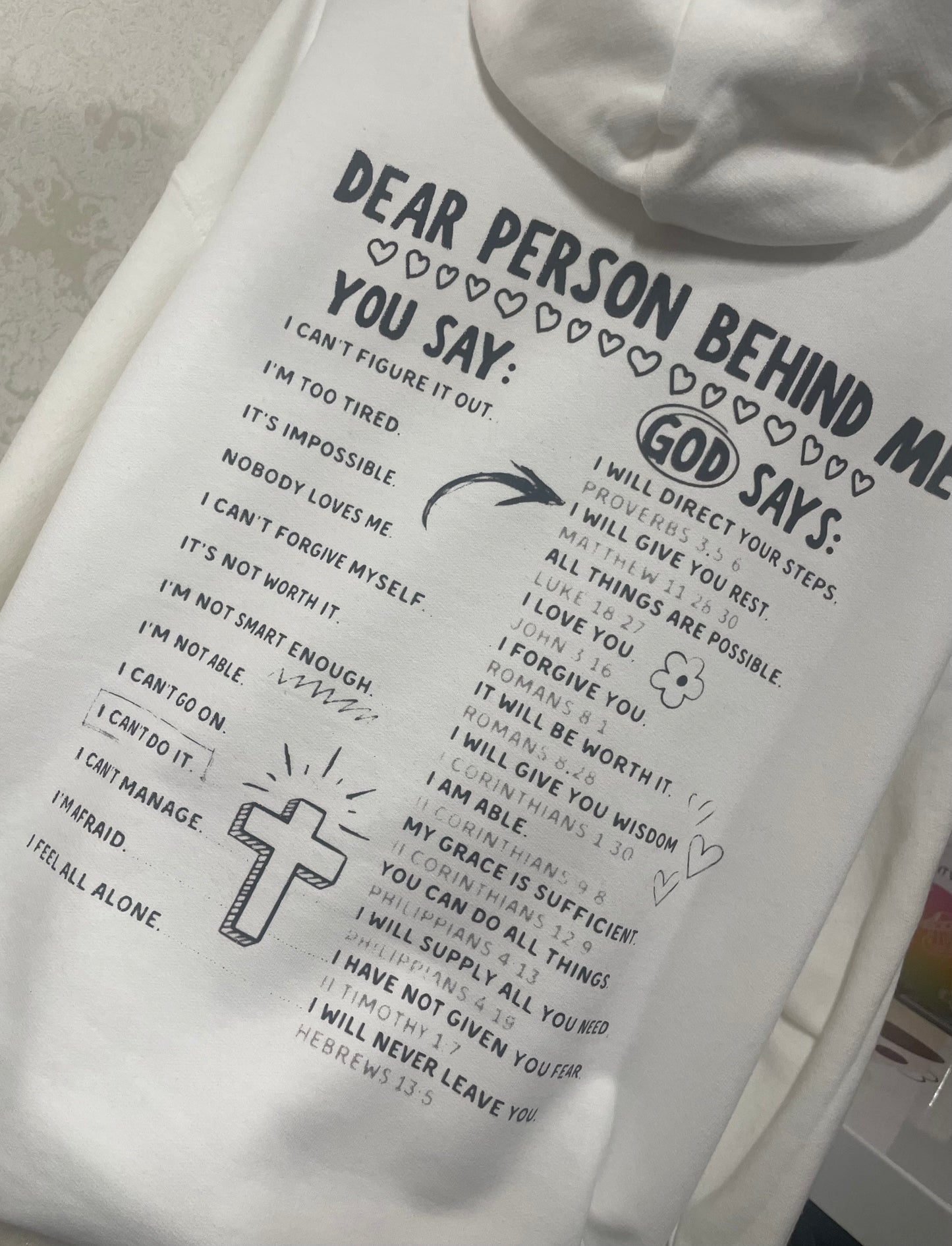 Dear Person Behind Me - You Say - God Says